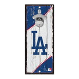 Los Angeles Dodgers Sign Wood 5x11 Bottle Opener