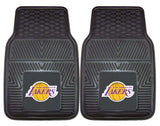 Los Angeles Lakers Car Mats Heavy Duty 2 Piece Vinyl