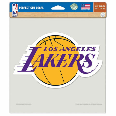 Los Angeles Lakers Decal 8x8 Die Cut Color