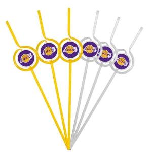 Los Angeles Lakers Team Sipper Straws - Team Fan Cave