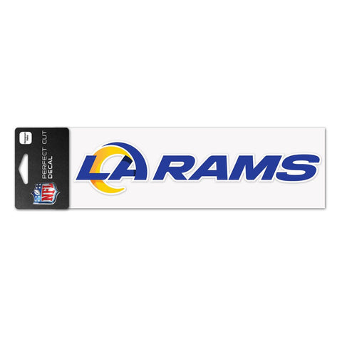 Los Angeles Rams Decal 3x10 Perfect Cut Color-0