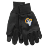 Los Angeles Rams Gloves Technology Style Adult Size-0