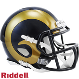 Los Angeles Rams Helmet Riddell Replica Mini Speed Style 2000-2016 T/B-0