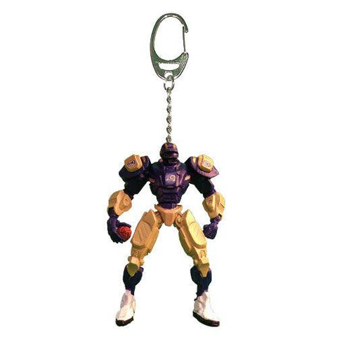 Los Angeles Rams Keychain Fox Robot 3 Inch Mini Cleatus - Team Fan Cave