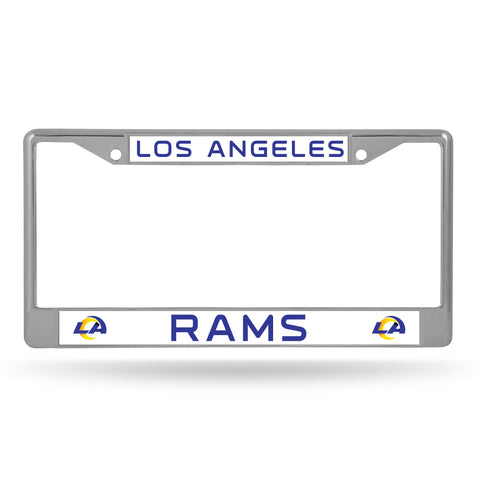 Los Angeles Rams License Plate Frame Chrome