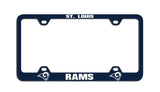 Los Angeles Rams License Plate Frame Laser Cut Blue - Team Fan Cave