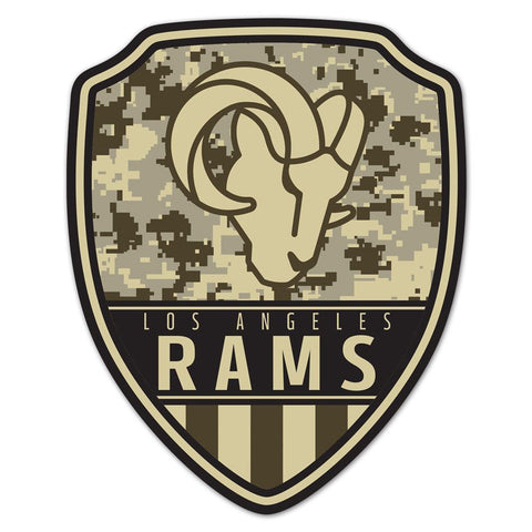 Los Angeles Rams Sign Wood 11x14 Shield Shape-0