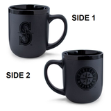 Seattle Mariners Coffee Mug 17oz Matte Black-0