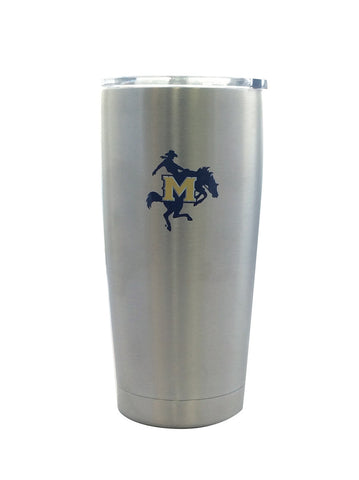 McNeese State Cowboys Travel Tumbler 20oz Ultra Silver CO-0