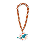 Miami Dolphins Necklace Big Chain-0