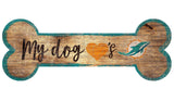 Miami Dolphins Sign Wood 6x12 Dog Bone Shape - Team Fan Cave