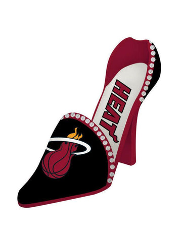 Miami Heat Decorative Wine Bottle Holder - Shoe - Team Fan Cave