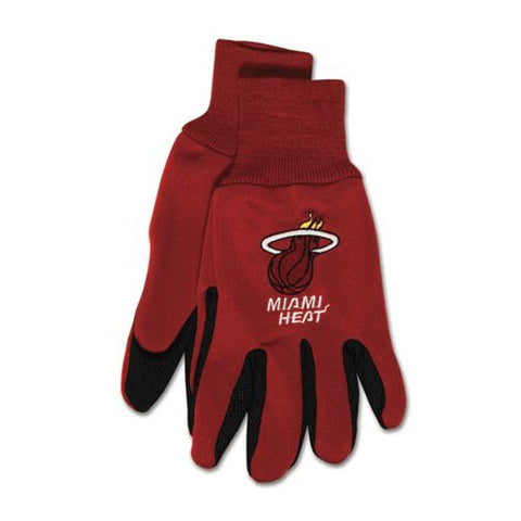 Miami Heat Two Tone Gloves - Adult - Special Order-0