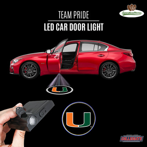 Miami Hurricanes Car Door Light LED-0