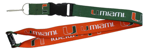 Miami Hurricanes Lanyard Reversible