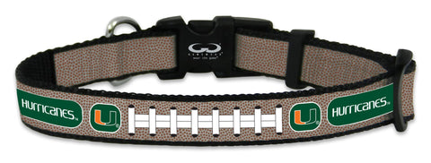 Miami Hurricanes Reflective Small Football Collar - Team Fan Cave