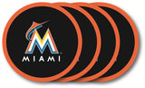 Miami Marlins Coaster Set - 4 Pack - Special Order - Team Fan Cave