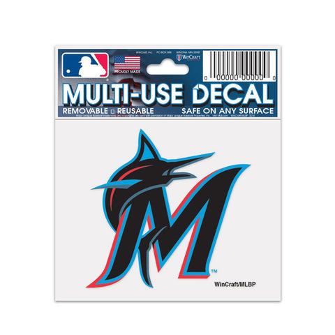 Miami Marlins Decal 3x4 Multi Use-0