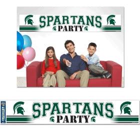 Michigan State Spartans Banner 12x65 Party Style Special Order