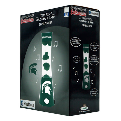 Michigan State Spartans Magma Lamp - Bluetooth Speaker Special Order-0