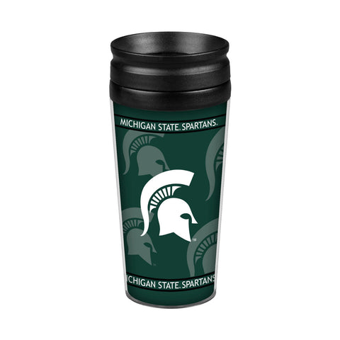 Michigan State Spartans Travel Mug 14oz Full Wrap Style