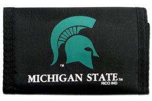 Michigan State Spartans Wallet Nylon Trifold