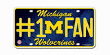 Michigan Wolverines License Plate #1 Fan