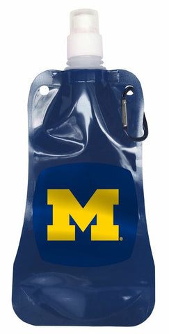 Michigan Wolverines Water Bottle 16oz Foldable CO