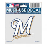 Milwaukee Brewers Decal 3x4 Multi Use - Special Order-0