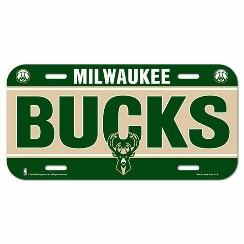 Milwaukee Bucks License Plate - Special Order