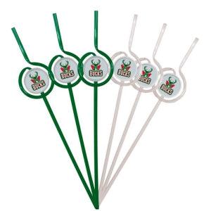 Milwaukee Bucks Team Sipper Straws - Team Fan Cave