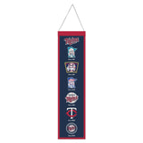 Minnesota Twins Banner Wool 8x32 Heritage Evolution Design-0