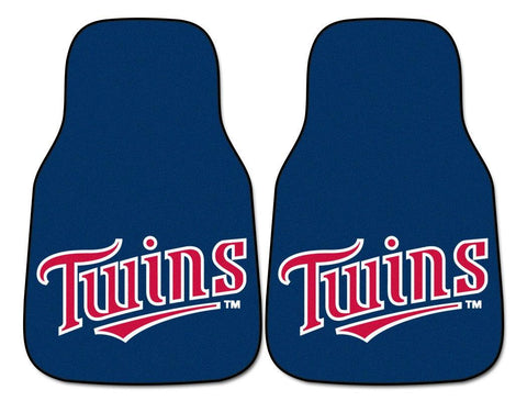 Minnesota Twins Car Mats Printed Carpet 2 Piece Set - Special Order - Team Fan Cave