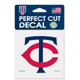 Minnesota Twins Decal 4x4 Perfect Cut Color - Team Fan Cave