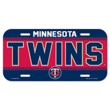 Minnesota Twins License Plate Plastic - Team Fan Cave