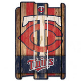 Minnesota Twins Sign 11x17 Wood Fence Style-0