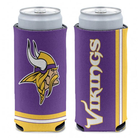 Minnesota Vikings Can Cooler Slim Can Design-0