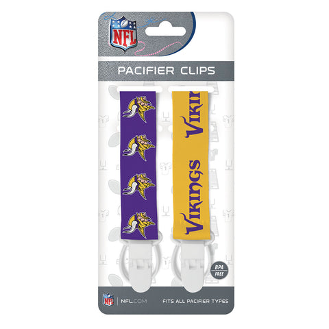 Minnesota Vikings Pacifier Clips 2 Pack-0