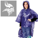 Minnesota Vikings Rain Poncho - Team Fan Cave