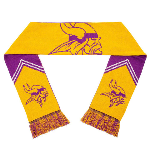 Minnesota Vikings Scarf - Reversible Stripe - 2016 - Team Fan Cave