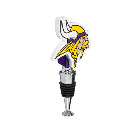 Minnesota Vikings Wine Bottle Stopper Logo Special Order - Team Fan Cave