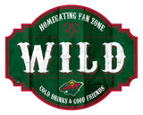 Minnesota Wild Sign Wood 12 Inch Homegating Tavern - Special Order-0