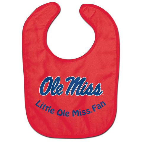 Mississippi Rebels Baby Bib - All Pro Little Fan - Team Fan Cave