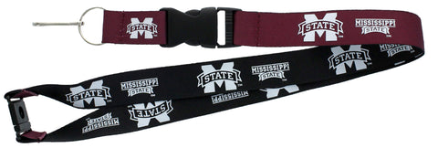 Mississippi State Bulldogs Lanyard - Reversible - Team Fan Cave