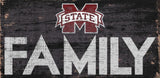 Mississippi State Bulldogs Sign Wood 12x6 Family Design - Special Order - Team Fan Cave