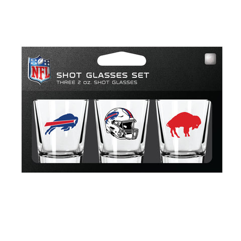 Buffalo Bills Shot Glass Set 3 Pack-0
