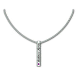 Baltimore Ravens Necklace Silver Bar-0