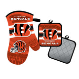Cincinnati Bengals Oven Mitt and Pot Holder Set-0