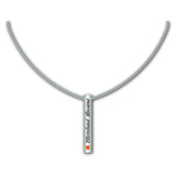 Cleveland Browns Necklace Silver Bar-0