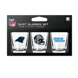Carolina Panthers Shot Glass Set 3 Pack-0